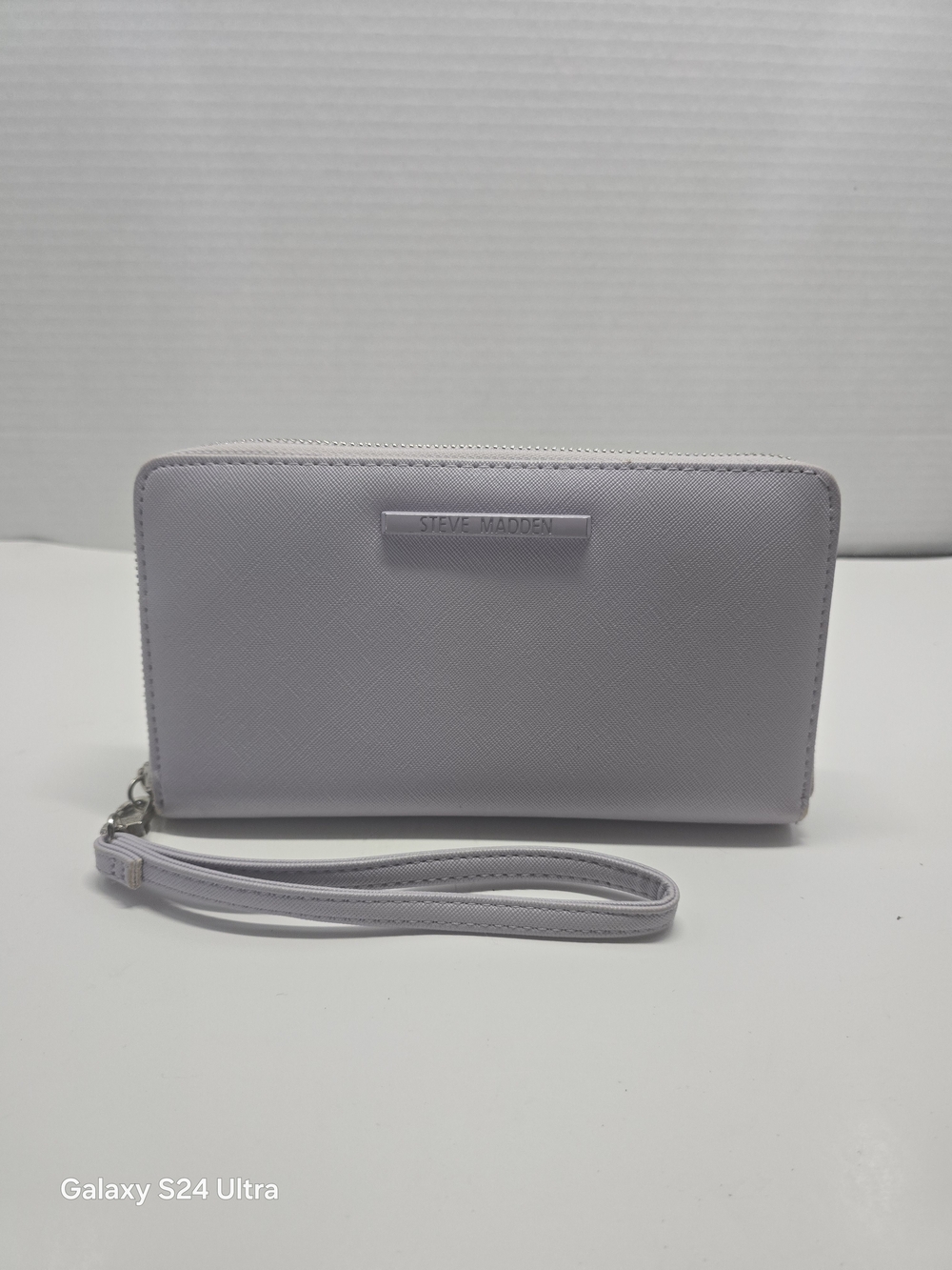 Steve Madden Lavender Zip-Around Wristlet Wallet